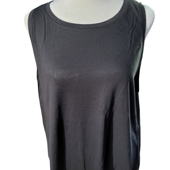 New Pair Womens Black and Relax,Recharge and Refill Your Water Bottle Sleeveless - Picture 6 of 10